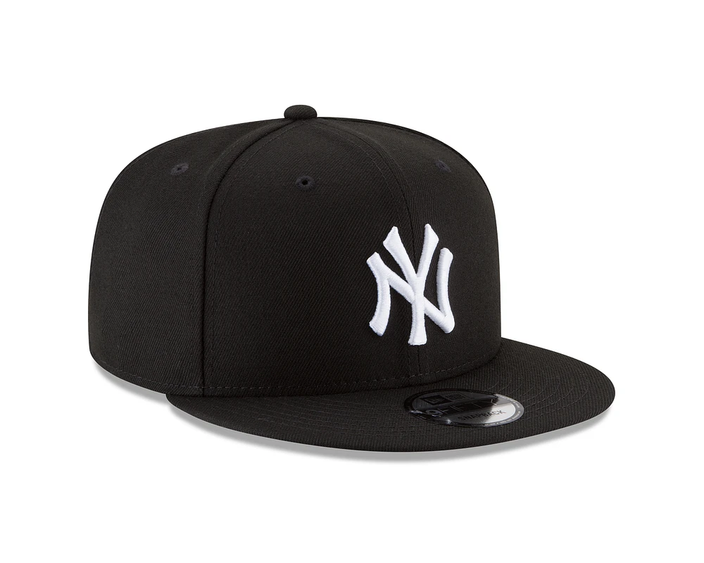 MLB Hat 950 Basic Snapback Black and White Yankees
