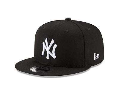 MLB Hat 950 Basic Snapback Black and White Yankees