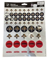 NHL Decal Sheet 56pcs Panthers (1993-2016 Logo)