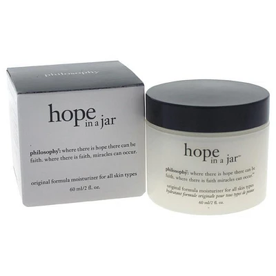 Hope In a Jar Moisturizer (All Skin Types) by Philosophy for Unisex - 2 oz Moisturizer