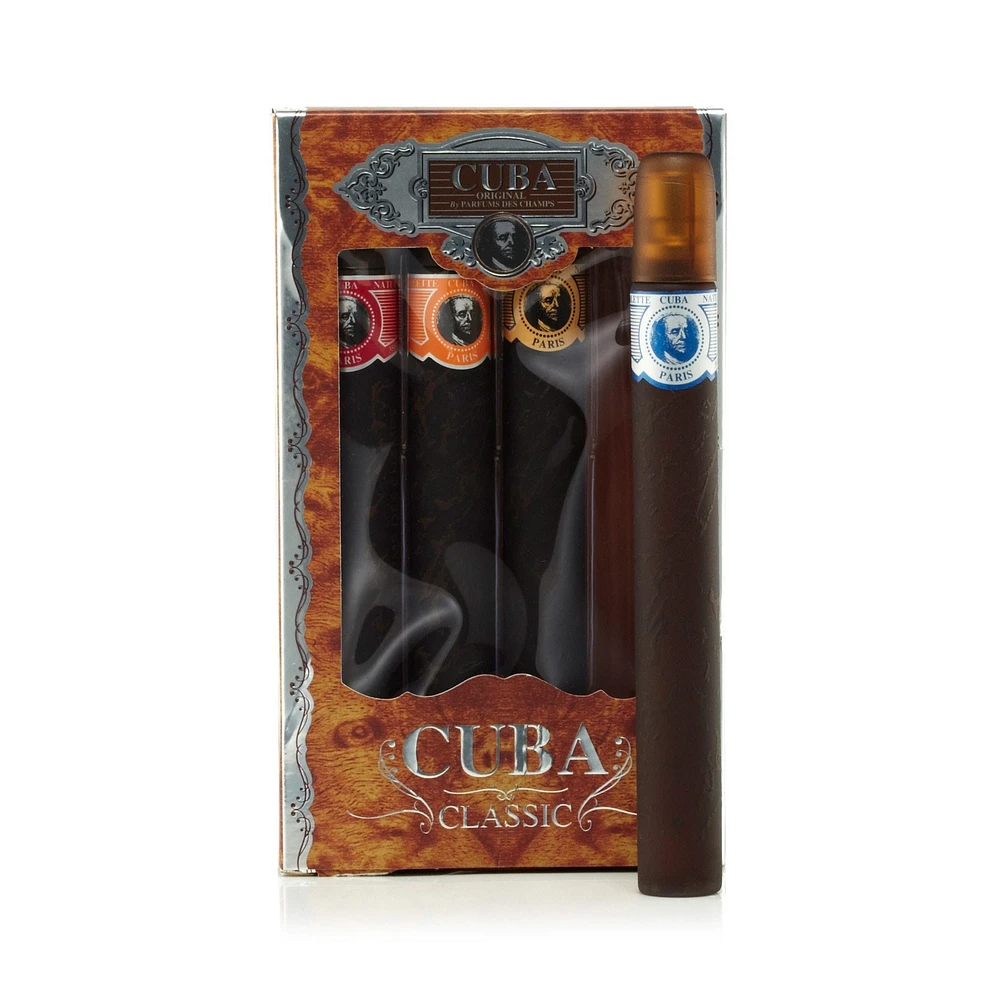 Blue Gold Orange Red Gift Set