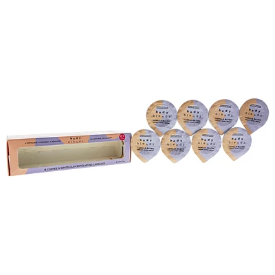 2-In-1 Mask and Scrub Exfoliating Capsules by BodyBlendz for Women - 8 x 10 ml Exfoliator