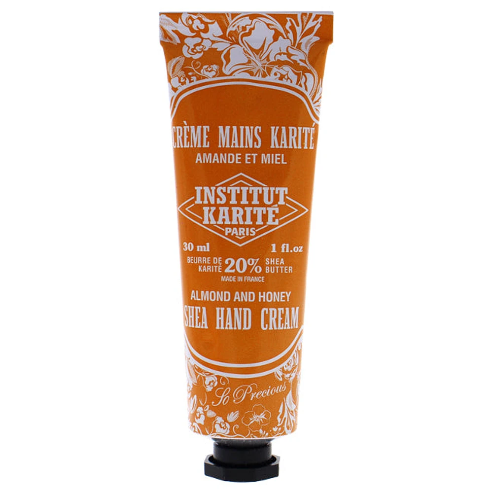 Paris Shea Hand Cream So Precious - Almond And Honey by Institut Karite for Unisex - 1 oz Cream
