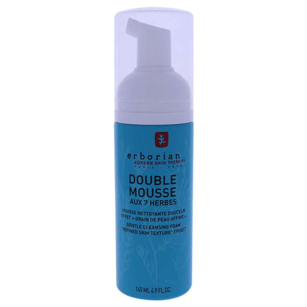 Double Mousse with 7 Herbs by Erborian for Women - 4.9 oz Mousse