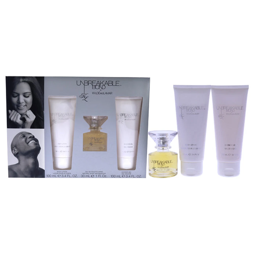 Unbreakable Bond by Khloe And Lamar for Women - 3 Pc Gift Set