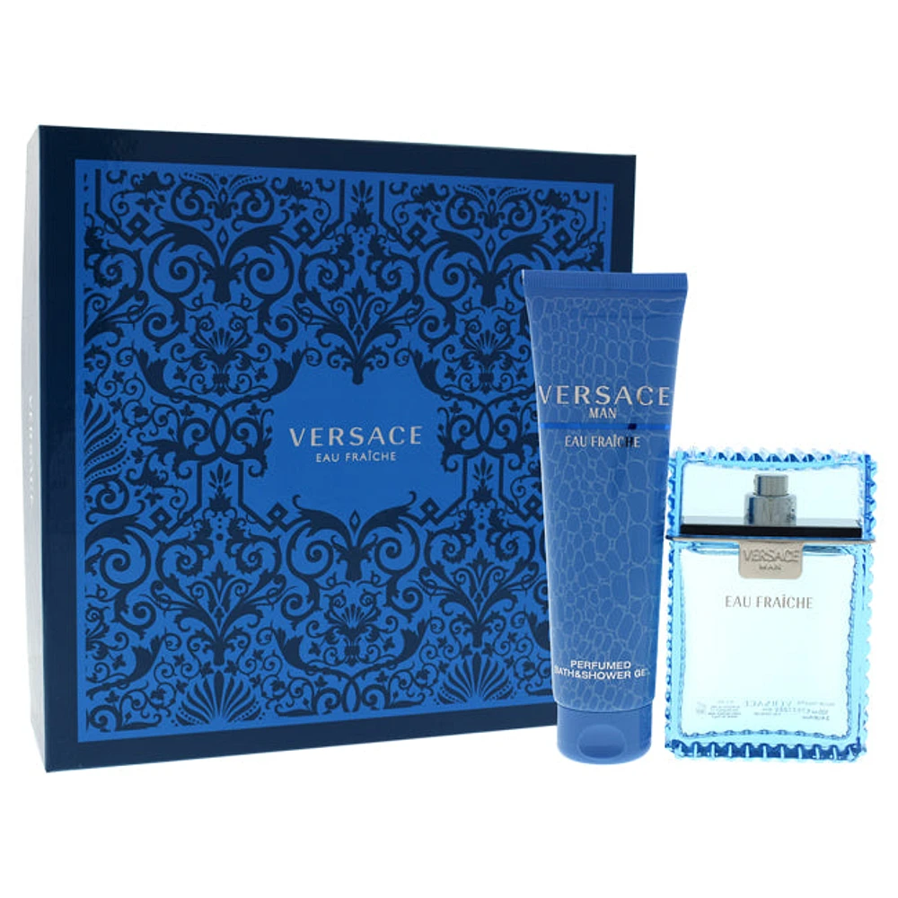 Versace Man Eau Fraiche by Versace for Men - 2 Pc Gift Set