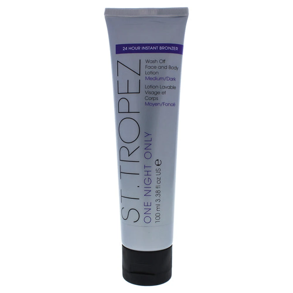 One Night Only - Medium,Dark by St. Tropez for Unisex - 3.38 oz Lotion