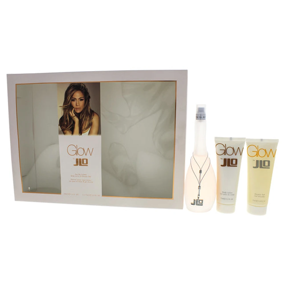 Glow by Jennifer Lopez for Women - 3 Pc Gift Set