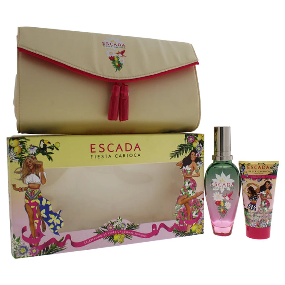 Fiesta Carioca by Escada for Women - 3 Pc Gift Set