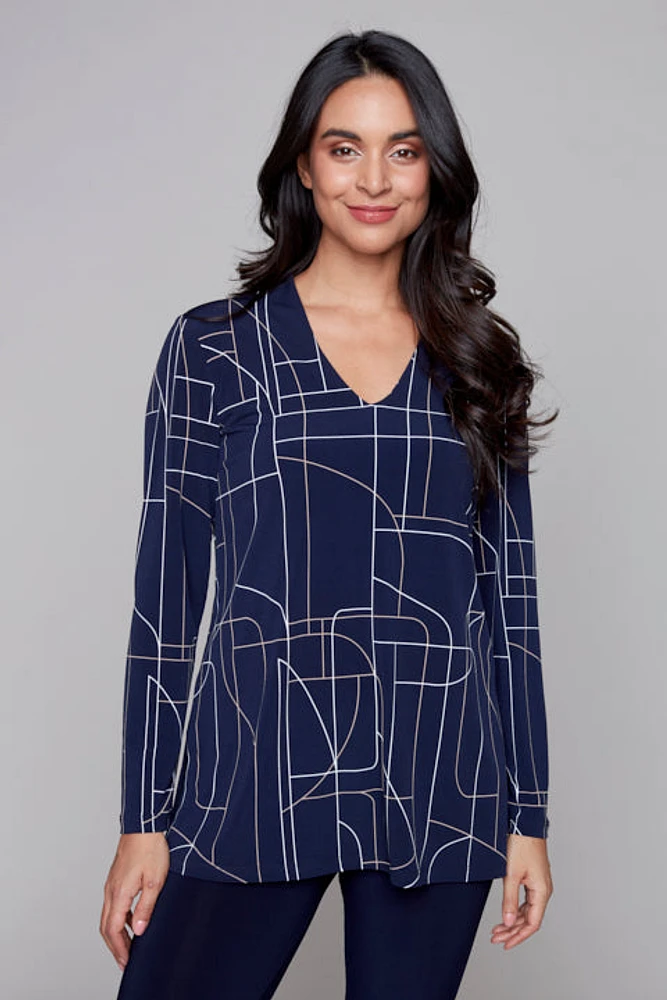 Geometric print Top - Compli K