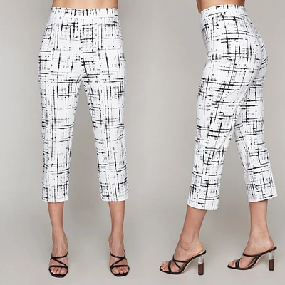 Pantalon capri à enfiler imprimé - Compli K