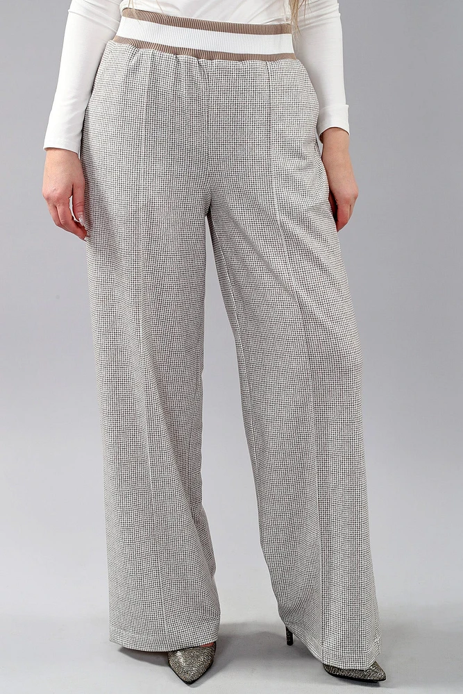 Printed wide-leg pants - Michael Tyler