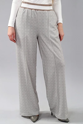 Printed wide-leg pants - Michael Tyler
