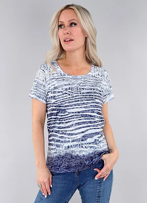 Studded zebra Top - Vex
