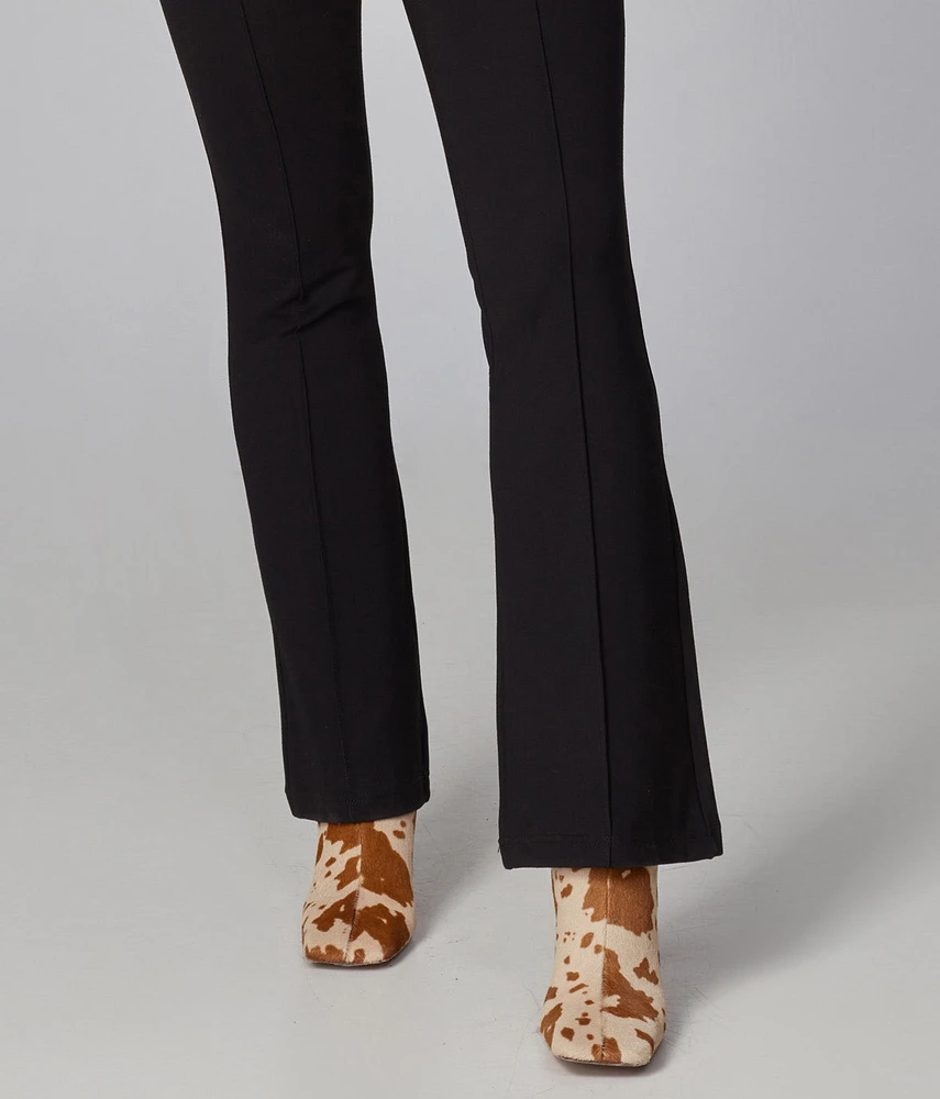 Pantalon évasé Azure Ponte avec surpiqure - Lola Jeans
