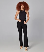 Pantalon évasé Azure Ponte avec surpiqure - Lola Jeans