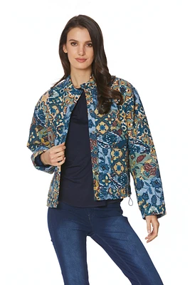 Veste matelassée imprimée