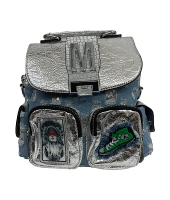Sac à dos avec appliqués et paillettes