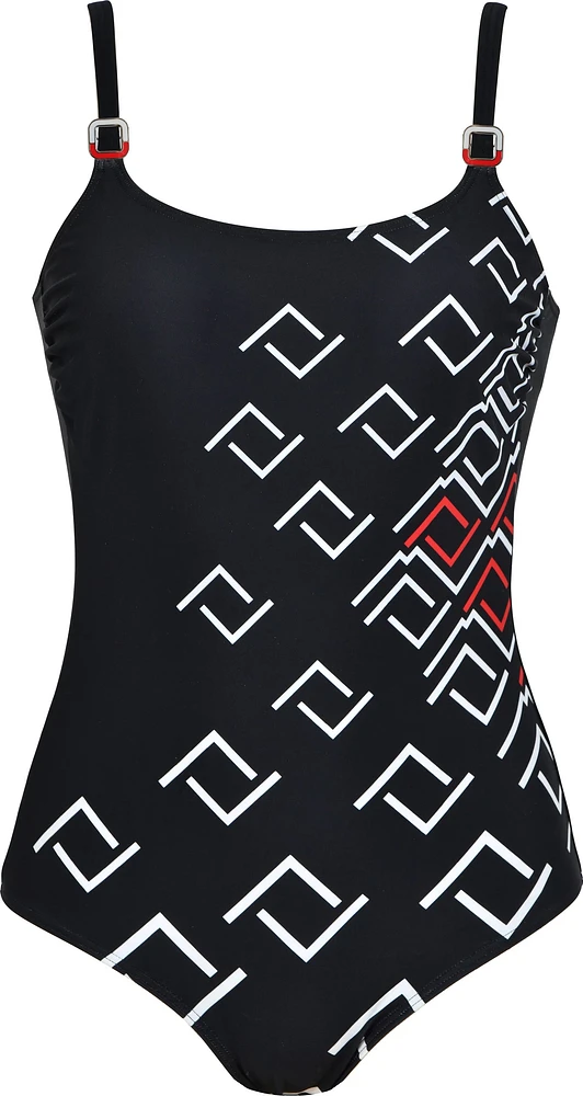 1p geometric print swimsuit - Naturana