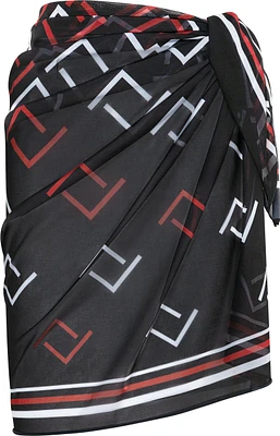 Paréo long en chiffon imprimé géométrique - Naturana