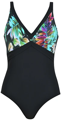 Maillot 1p haut imprimé tropical promo - Naturana