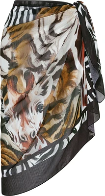 Paréo long en chiffon imprimé animal - Naturana