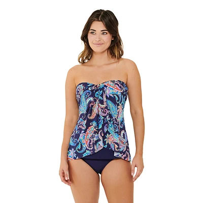 2pc paisley effect bandini bikini Top - separate