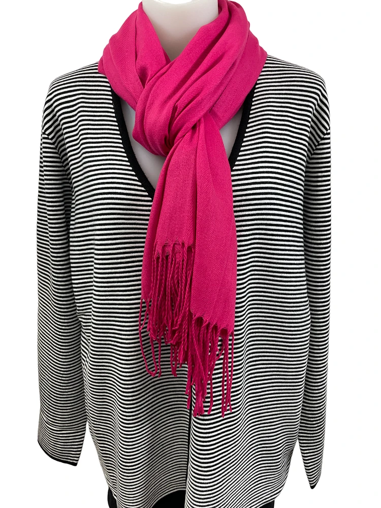 Plain pashmina scarf