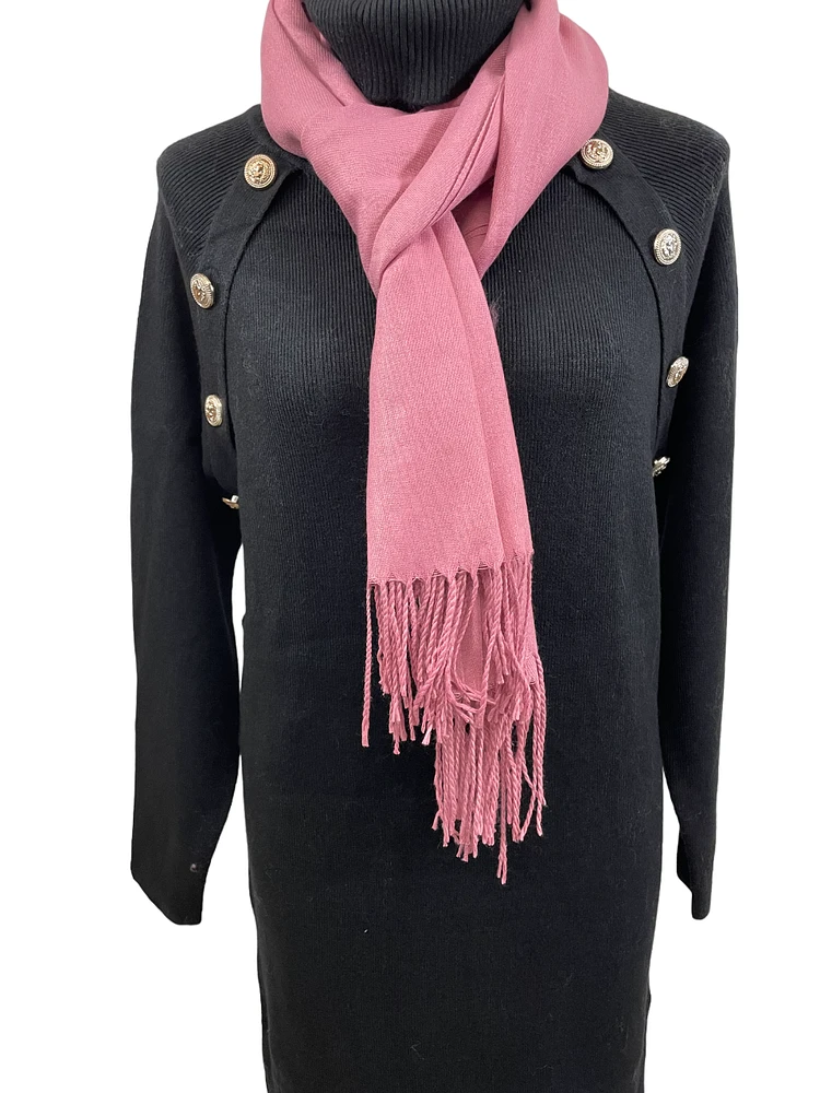 Plain pashmina scarf