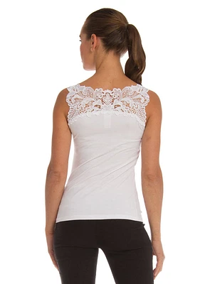 Top appliqué guipure