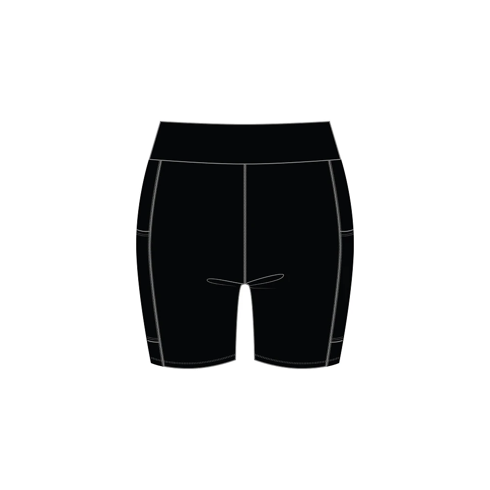 Short de bain midi ou yoga avec poches latérales