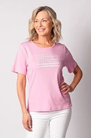 T-SHIRT WITH WAVES AND SHELLS