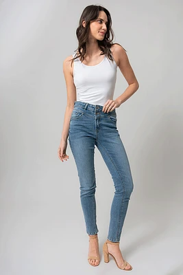 Le jeans Simone (Skinny Taille Haute)