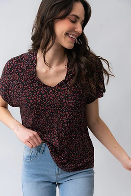 Le t-shirt petites roses