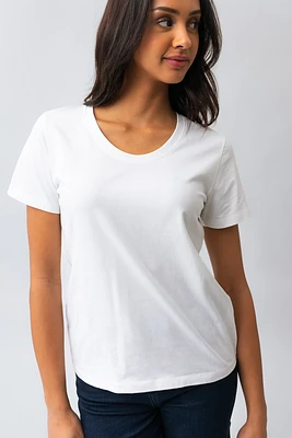 Le t-shirt basique col rond