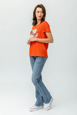 Le jeans semi-évasé taille moyenne | Modèle Suki