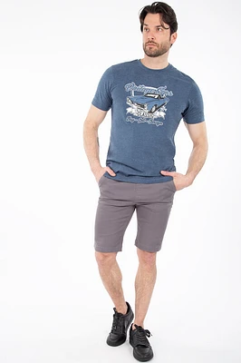 Bermuda uni taille confort | 4 couleurs