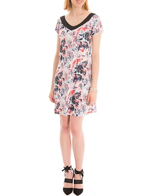 Robe fluide à motifs