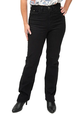 Jeans jambe droite | Taille haute
