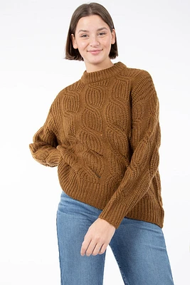 Chandail tricot câbles
