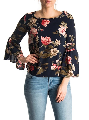 Blouse à manches évasées