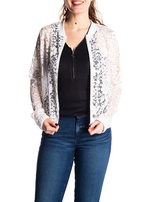 Blazer Pentagone en dentelle