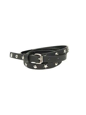 Ceinture étroite avec étoiles