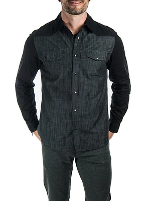 Chemise à rayures coupe ajustée