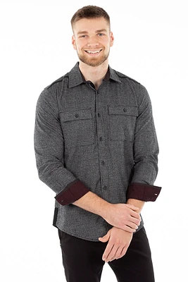 Chemise chinée ultra douce | Projek Raw Modèle Jack 2 couleurs