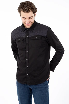 Chemise insertion matelassé | 2 couleurs