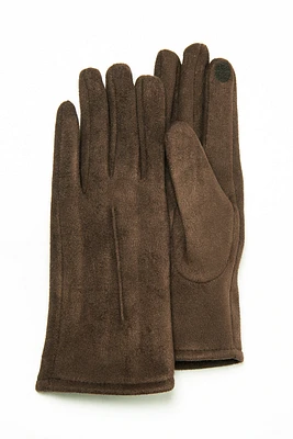 Gants effet suède pour écran tactile