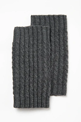 Gants sans doigt tricot texturé