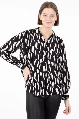 Blouse bicolore | Fransa
