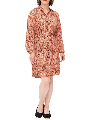 Robe tunique à motif | B.Young